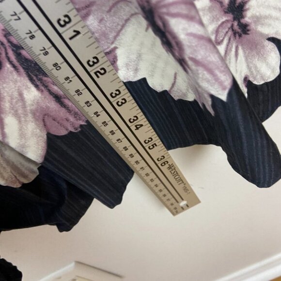 NWT She Sky Flare Dress White Floral Bohemian Sz Large New With Tags Skater Y2K - Picture 14 of 16